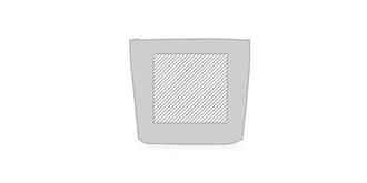 Trousse de toilette hermétique en PVC Enidro - Impression pochette recto