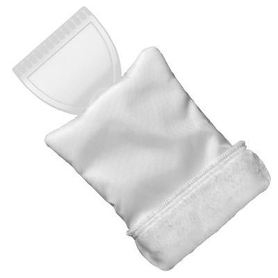 Raclette à givre avec moufle et élastique Racloire Blanc