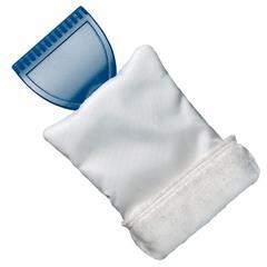 Raclette à givre avec moufle et élastique Racloire