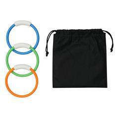 OBG PUB - Anneaux de plongée en ABS avec étui en coton Vario