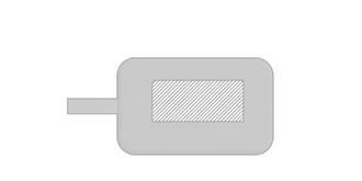 Écouteurs en ABS avec connexion Bluetooth Tresan - Marquage Recto