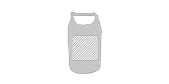 Sac imperméable en tarpaulin fabriqué en PE Vulga - Marquage Recto