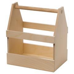 Porte-bouteilles de bière marron en bois Bride