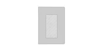 Carnet A5 à couverture rigide en papier Krarst - Marquage Recto