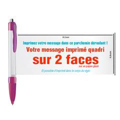 OBG PUB - Stylo déroulant parchemin drapeau bannière Denver