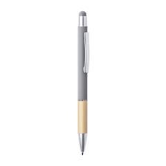 OBG PUB - Stylo bille stylet en aluminium/bambou Zaboxe