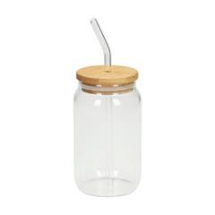 Verre à boire transparent 460 ml en verre Equateur