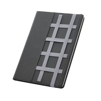 OBG.PUB - Carnet A5 à couverture rigide similicuir Kafuka Gris Carnet A5 à couverture rigide similicuir Kafuka Gris