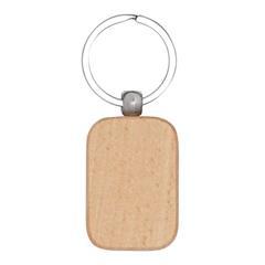 OBG PUB - Porte-clés de forme rectangulaire en bois Filionki
