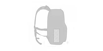 Sac à dos rembourré en 600D Barney - Impression Droite