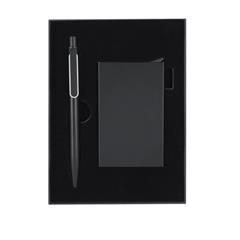 OBG PUB - Set de stylo et porte-cartes en aluminium Brakos