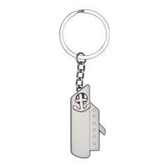 OBG PUB - Porte-clés en acier inox en forme de bateau Babor