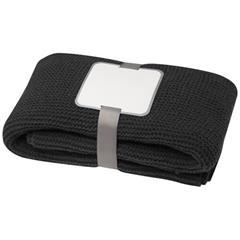 OBG PUB - Couverture tricotée très douce en polyester Suzana