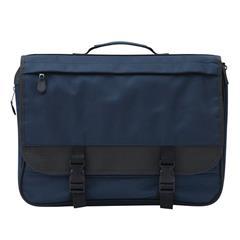 OBG PUB - Sacoche bleu avec fermeture clip en polyester Dock