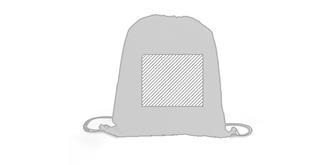 Sac à dos coloriage pour enfant en non tissé Dwars - Marquage Verso