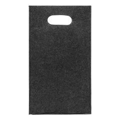 OBG PUB - Sac à bouteilles gris en feutre avec poignée Chaba