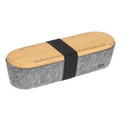 OBG PUB - Étui à stylo en feutre RPET avec couvercle Josia