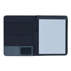 OBG PUB - Porte-documents A4 noir en simili cuir Artemise