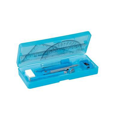 Ensemble de géométrie en plastique PP Pitaogars Turquoise