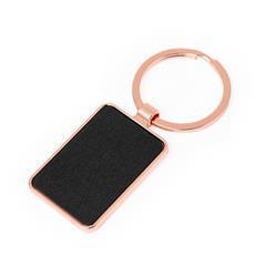 OBG PUB - Porte-clés forme rectangle en métal brillante Jika