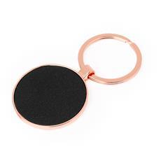 OBG PUB - Porte-clés forme rond en métal brillante Diane