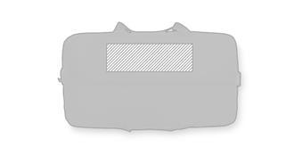 Sac de sport en polyester 300D et 1680D Troide - Impression Haut