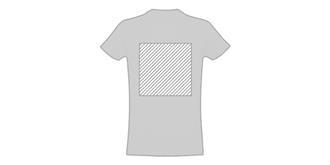 T-shirt unisexe confortable pour enfant Inkiry - Marquage Verso