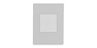 Porte-documents de format A4 en carton Pouze - Marquage Recto