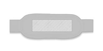 Sac de sport exécutif en polyester Zypers - Impression sur sangle