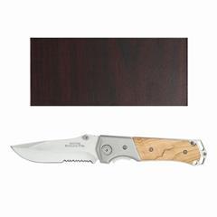 OBG PUB - Couteau de poche avec lame large en acier inox Gam