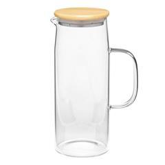 OBG PUB - Carafe en verre avec couvercle en bambou Hardy