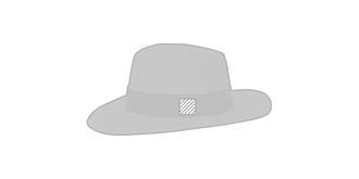 Chapeau avec design chic en synthétique Teilor - Marquage Recto