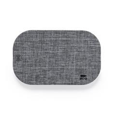 OBG PUB - Chargeur sans fil gris en polyester RPET Yeic