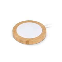 OBG PUB - Chargeur sans fil en bambou puissant 15W Marcelo