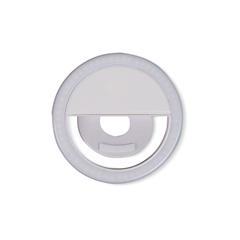 OBG.PUB - Anneau de lumière selfie blanc en plastique Heto Anneau de lumière selfie blanc en plastique Heto