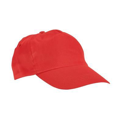 Casquette pour enfant en polyester Chalki Rouge