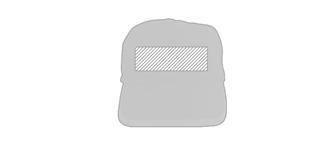 Casquette avec éléments réfléchissants Jenos - Marquage Recto