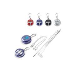 OBG PUB - Ecouteurs et cable de recharge en plastique Rudi