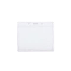 OBG PUB - Porte-badge horizontal transparent en PVC Franckio