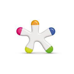 OBG PUB - Surligneur avec design original et attrayant Billo