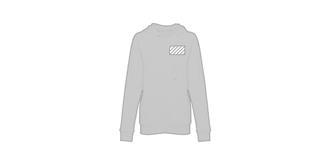 Sweat-shirt avec fermeture zippée Twoms - Marquage Recto