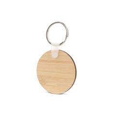 OBG PUB - Porte-clés en Bambou rond élégant et naturel Aztek