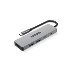 OBG PUB - Adaptateur USB multifonctions 5 en 1 en ABS Pokea