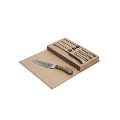 OBG PUB - Set de couteaux à barbecue en acier inoxydable Jet