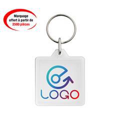 Porte-clés en plastique personnalisé publicitaire : dès 0.29€