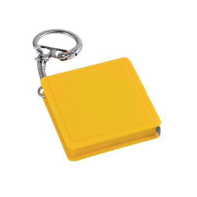 OBG.PUB - Porte-clés Plastique avec ruban à mesurer Achile Jaune Porte-clés Plastique avec ruban à mesurer Achile Jaune