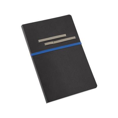 OBG.PUB - Carnet A5 en similicuir avec pages doux Rootis Bleu Carnet A5 en similicuir avec pages doux Rootis Bleu