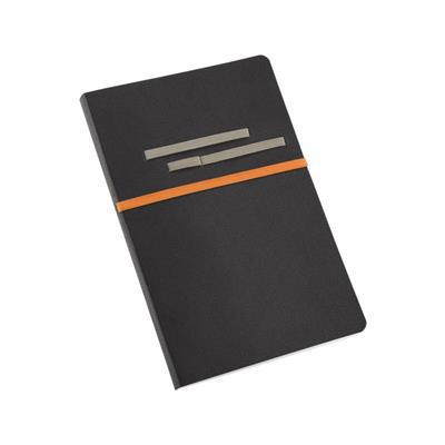 OBG.PUB - Carnet A5 en similicuir avec pages doux Rootis Orange Carnet A5 en similicuir avec pages doux Rootis Orange