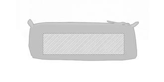 Trousse à crayons en polyester 600D Rebirding - Marquage Recto