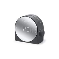 Réveil-radio FM doté d'un écran miroir en ABS Hart